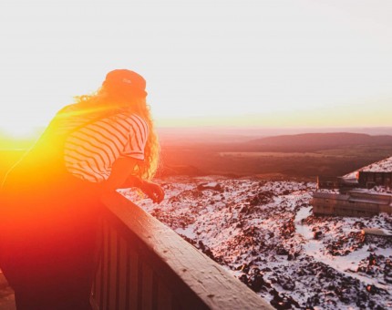 A-frame sunsets