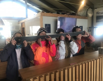 Shot-ski at Schuss bar