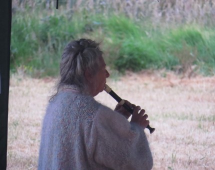 Piping in the new day
