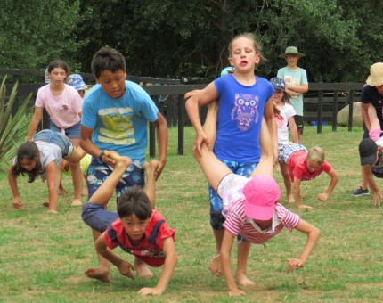 Wheelbarrow race